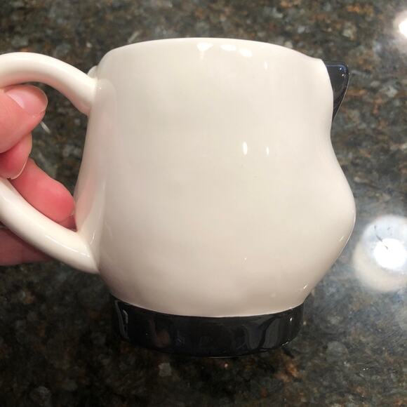 Vintage Dept 56 Pets Dog Mug Ceramic 3 Dimensional White Black Puppy Coffee READ - Picture 13 of 16